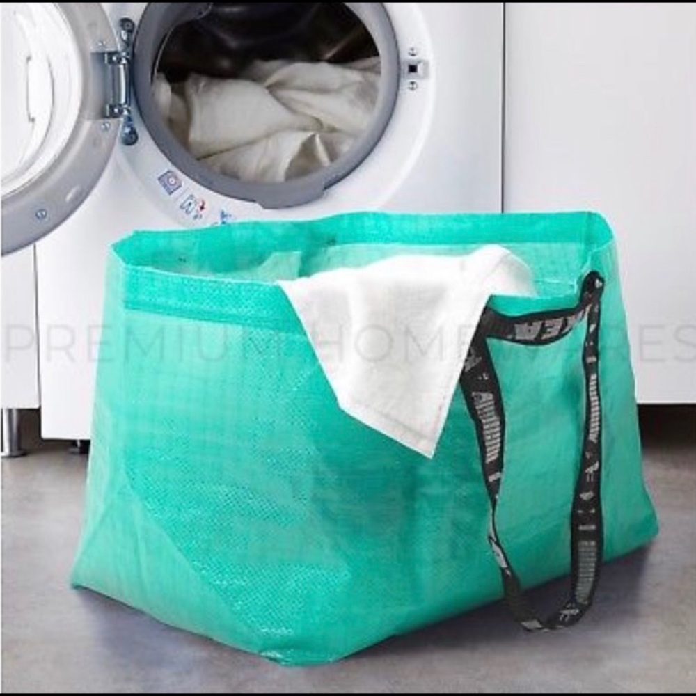 *Last Chance Sale* (2) IKEA Bags Teal / Turq - Picture 2 of 3